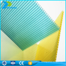 China confiable fabricación 4 mm doble pared policarbonato compact pc hoja hueca